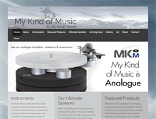 Tablet Screenshot of mykindofmusic.com
